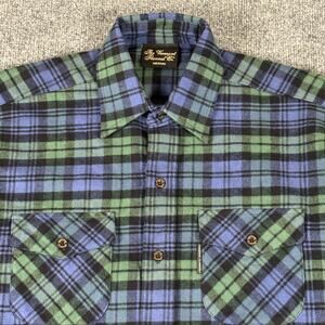 Vermont Flannel Company Shirt Size Medium Button Up Long Sleeve